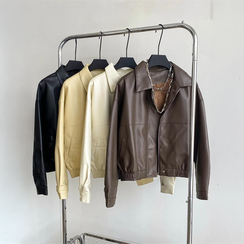 "Douglas" PU Leather Jacket