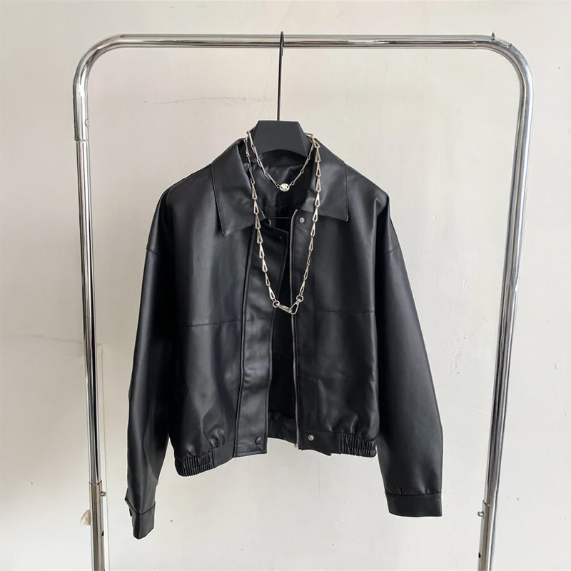 "Douglas" PU Leather Jacket