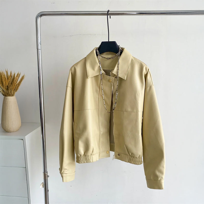"Douglas" PU Leather Jacket