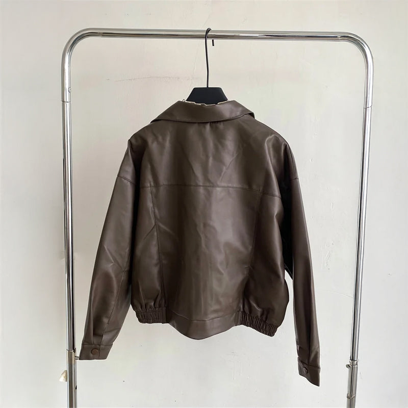 "Douglas" PU Leather Jacket