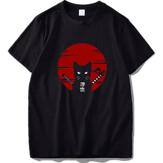 "Samurai Cat" - T-Shirt by Cristian Moretti® - Cristian Moretti