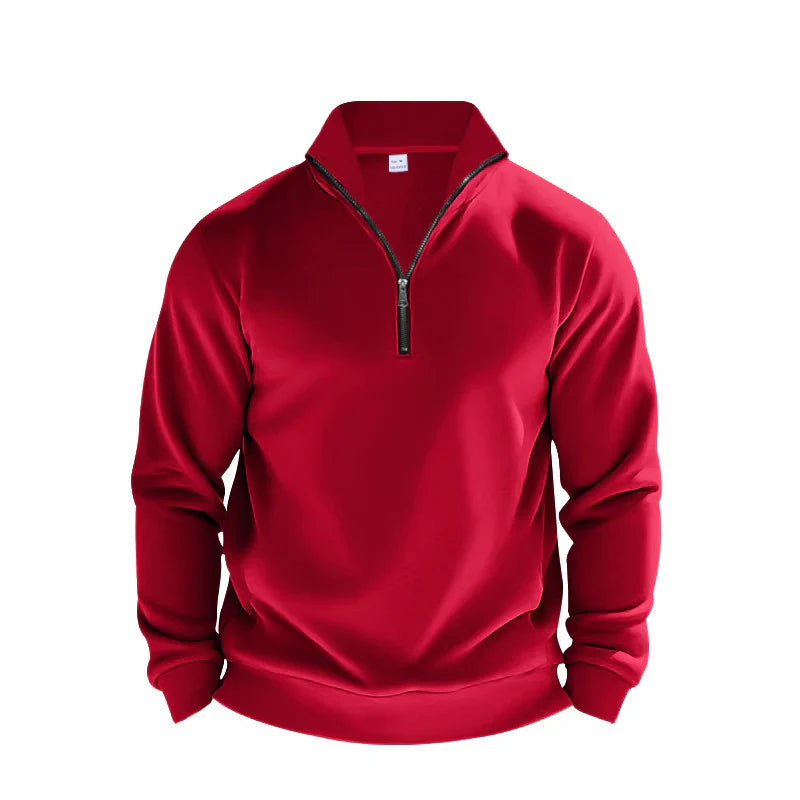 Cavaliere – Half-Zip Mock Neck Sweater