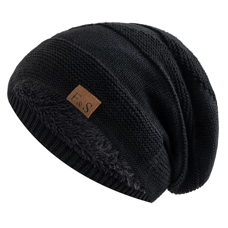 Fur Lined Beanie by Cristian MorettiĀ® - Cristian Moretti