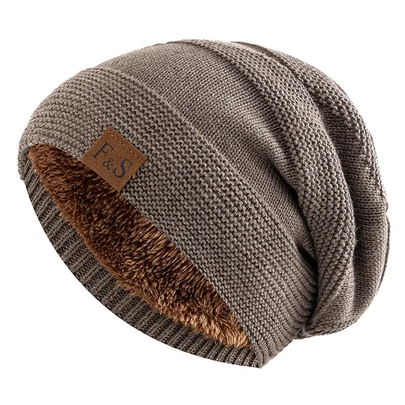 Fur Lined Beanie by Cristian MorettiĀ® - Cristian Moretti