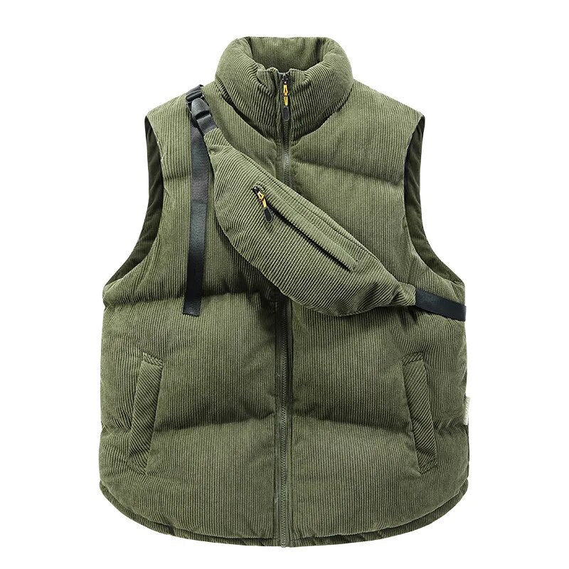 Urban Warrior Corduroy Vest by Cristian MorettiĀ® - Cristian Moretti