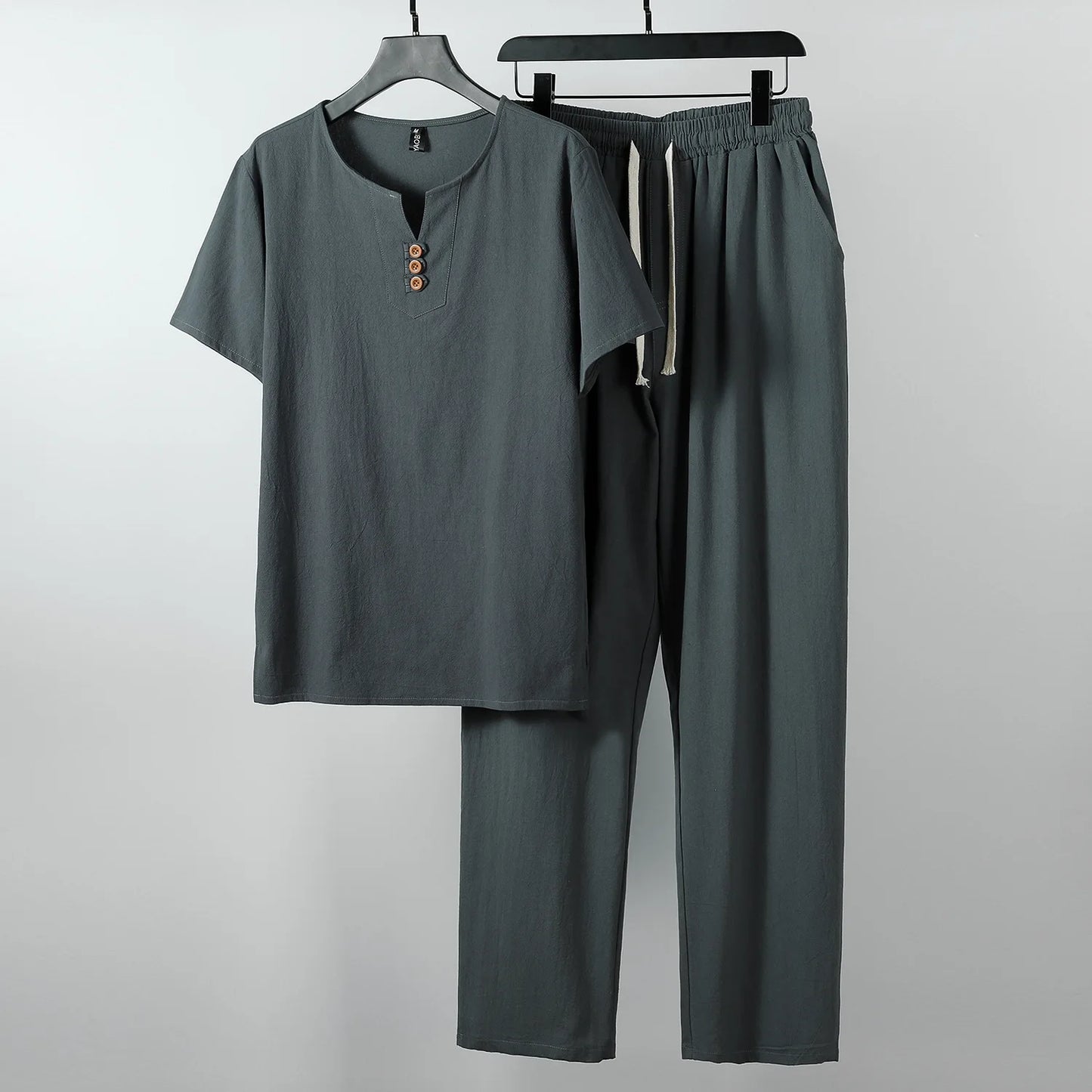 "Luigi" Linen Tracksuit Set