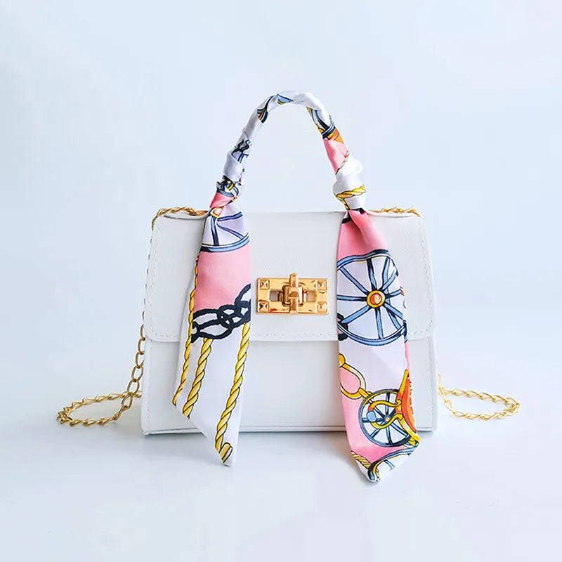 Silk Scarf Handbag by Cristian MorettiĀ® - Cristian Moretti