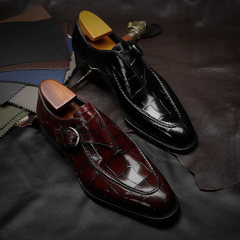 “Alessio” Leather Loafers