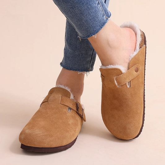 Fur Lined Winter Slippers - by Cristian Moretti