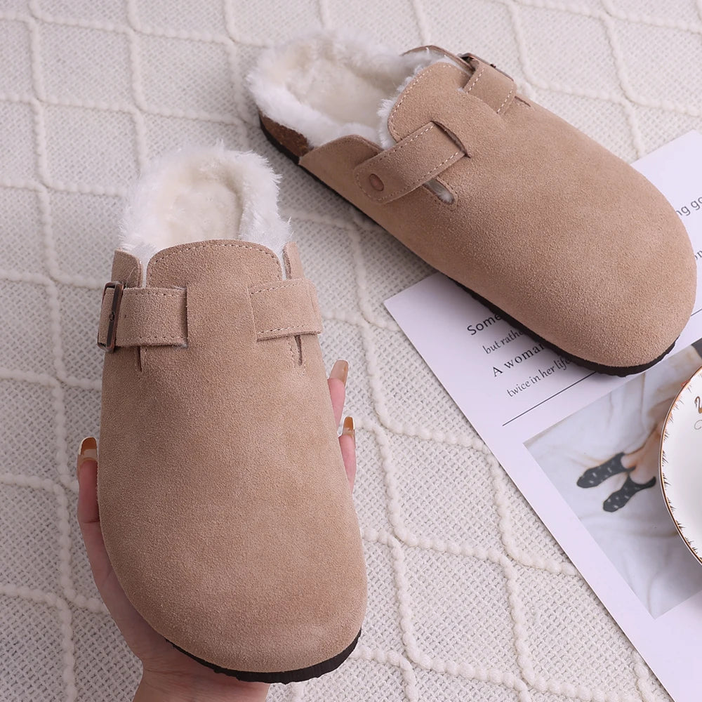 Fur Lined Winter Slippers - by Cristian MorettiĀ®