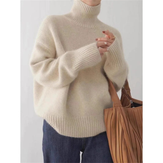 Sofia™ Woolen Turtleneck Sweater - by Cristian Moretti®