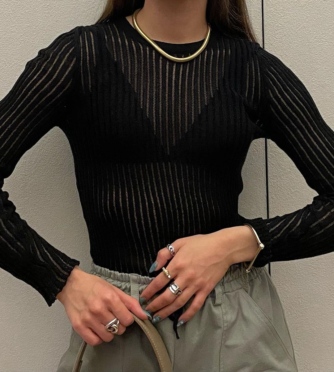 Elegant See Through Top - by Cristian MorettiĀ® - Cristian Moretti