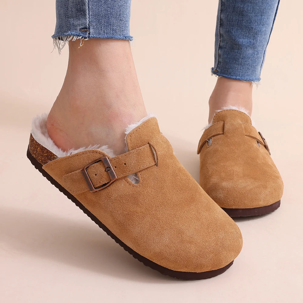 Fur Lined Winter Slippers - by Cristian MorettiĀ®