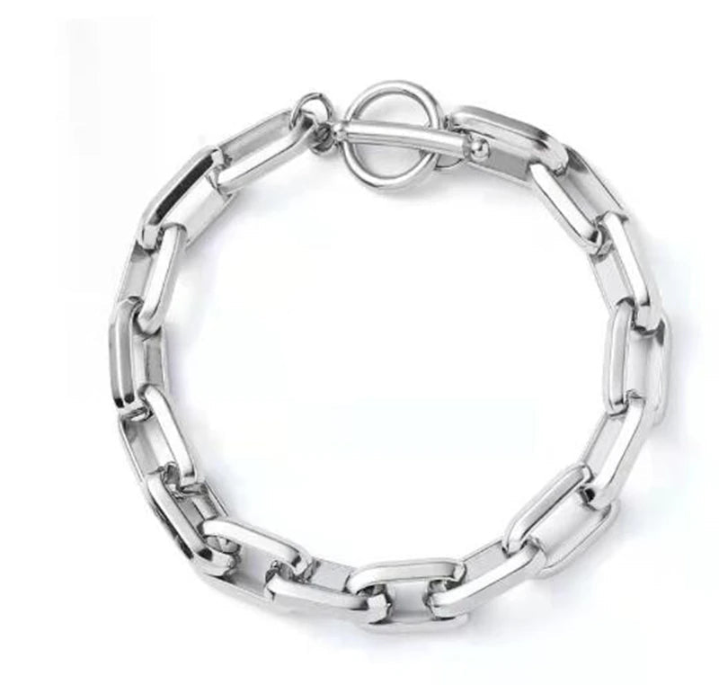 "Stratus Link" Steel Bracelet