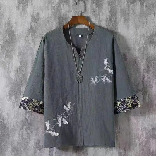 Traditional Chinese Style Shirt by Cristian Moretti® - Cristian Moretti