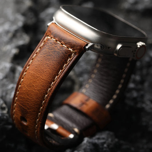 "Momento Perfetto" Vintage Leather Strap