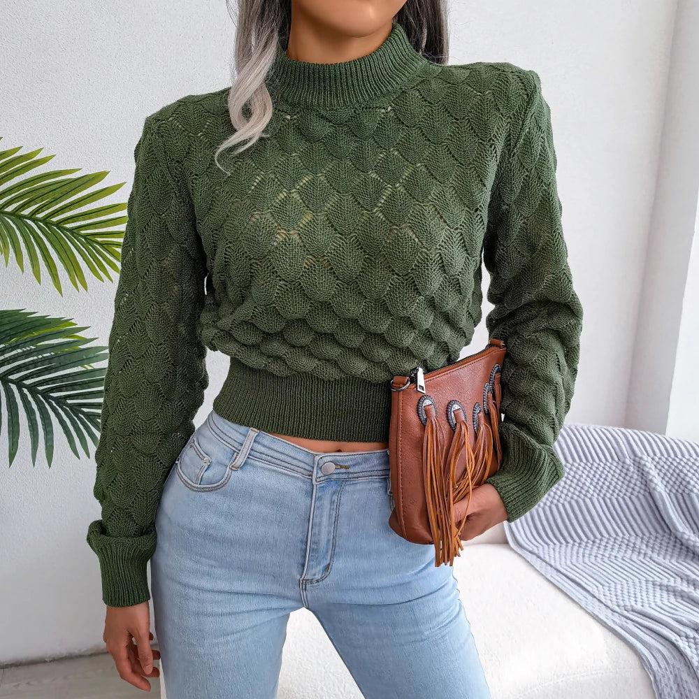 The Diva™ Long Sleeved Crop Top - by Cristian Moretti®