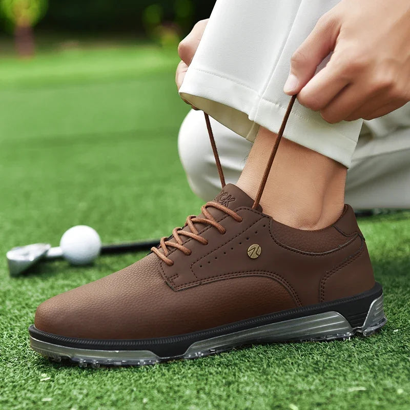 SwingMasterâ„¢ Leather Golf Shoes