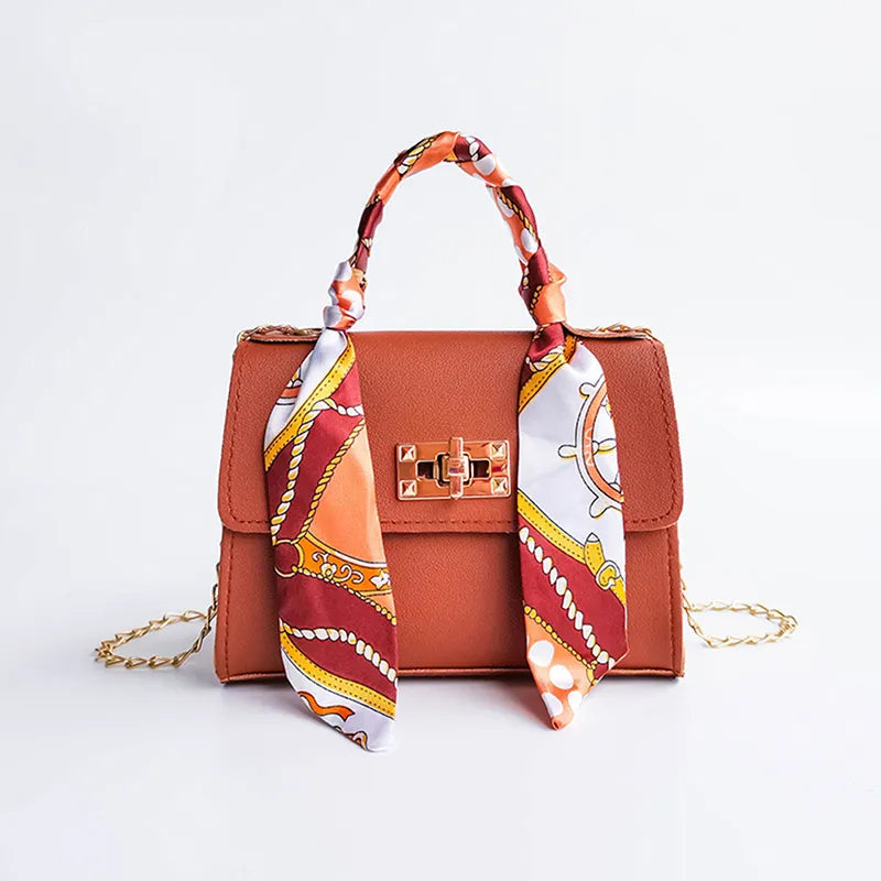 Silk Scarf Handbag by Cristian MorettiĀ® - Cristian Moretti