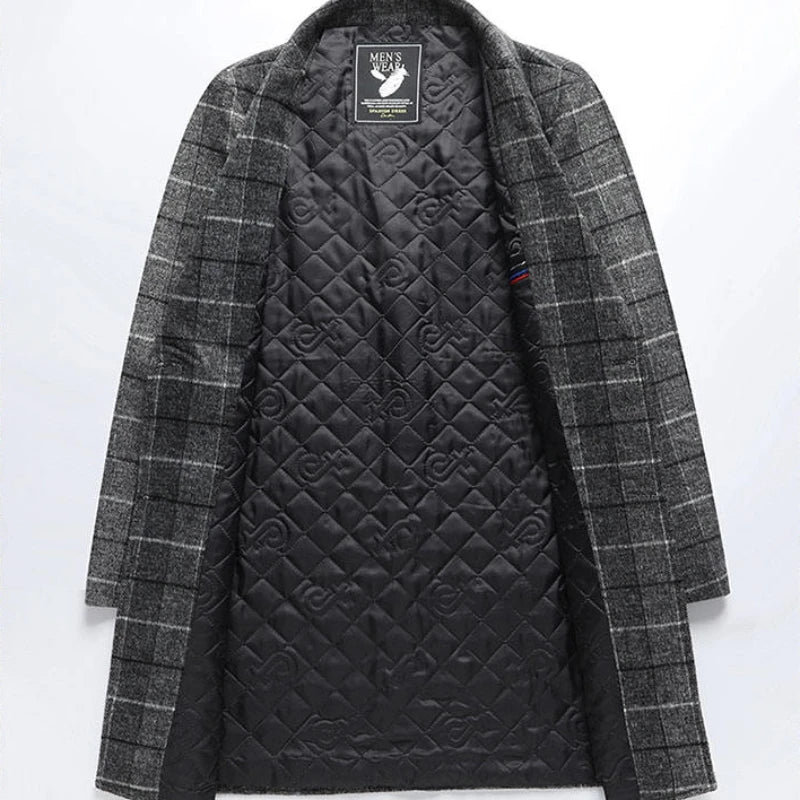 "Marco Salvatore" Wool Overcoat