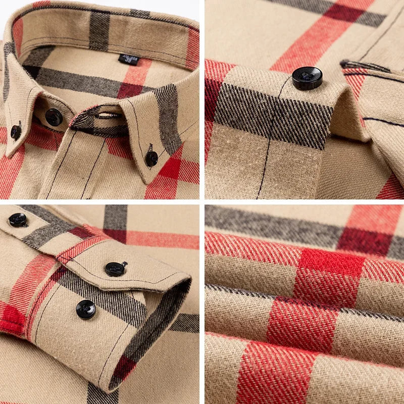 "Montana" Plaid Cotton Shirt - Cristian Moretti