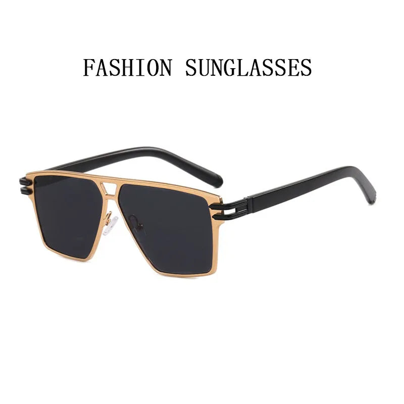 Vintage Square Sunglasses For Men Luxury Designer Fashion Glasses Retro Sunglasses Women Trending Sunglass Gafas De Sol Hombre