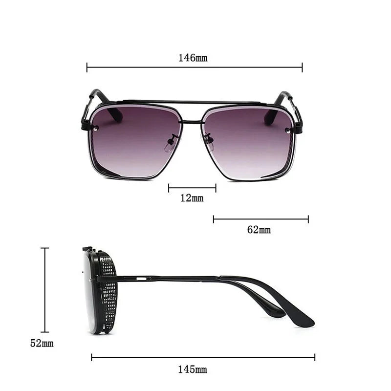 Alessio™ Metal Steampunk Sunglasses