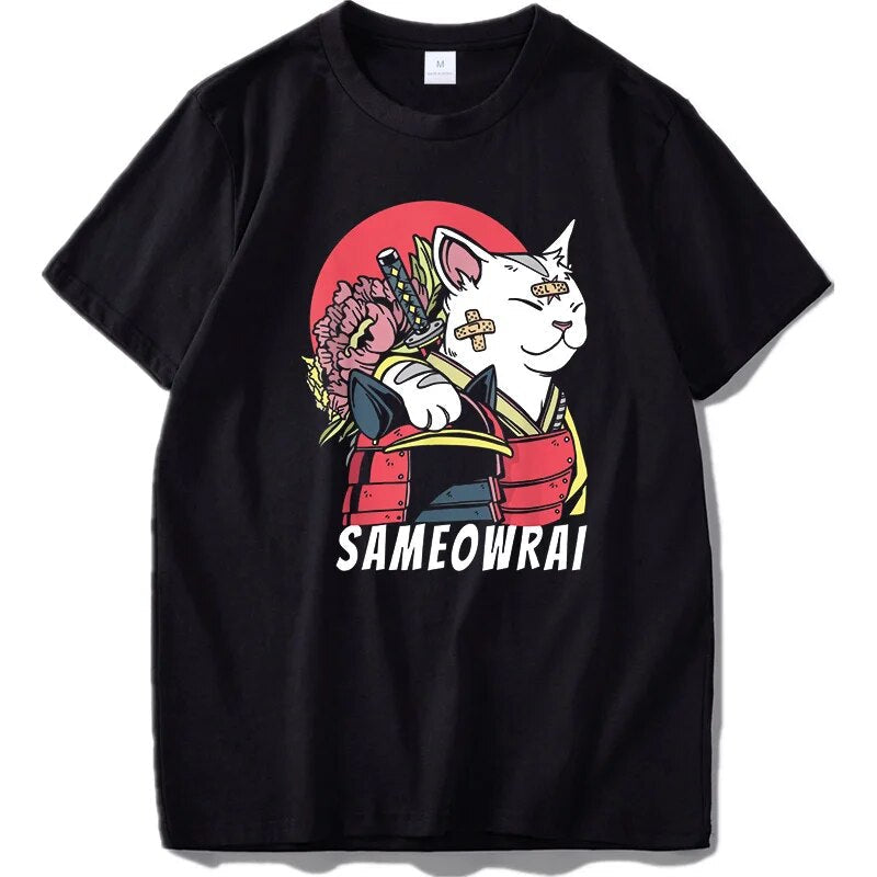 "Samurai Cat" - T-Shirt by Cristian Moretti® - Cristian Moretti