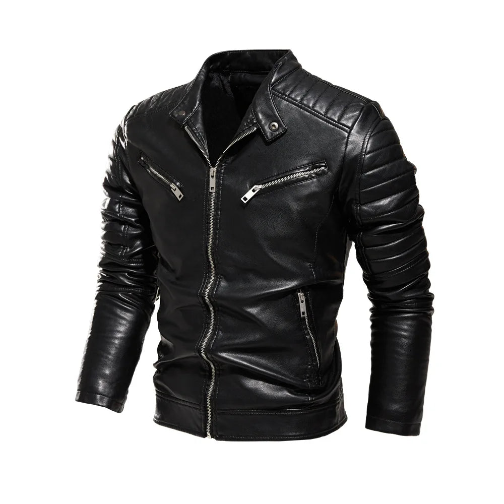 "Storm Rider" Leather Look Jacket
