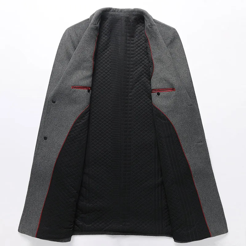 "Giovanni d'Argento" Woolen Trench Coat by Cristian MorettiĀ®