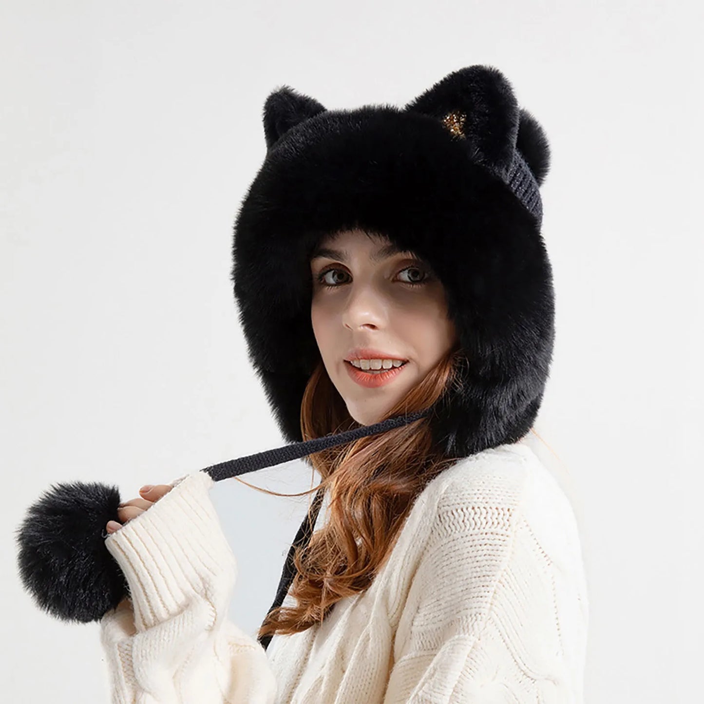 "Snowpounce" Vegan Fur Hat