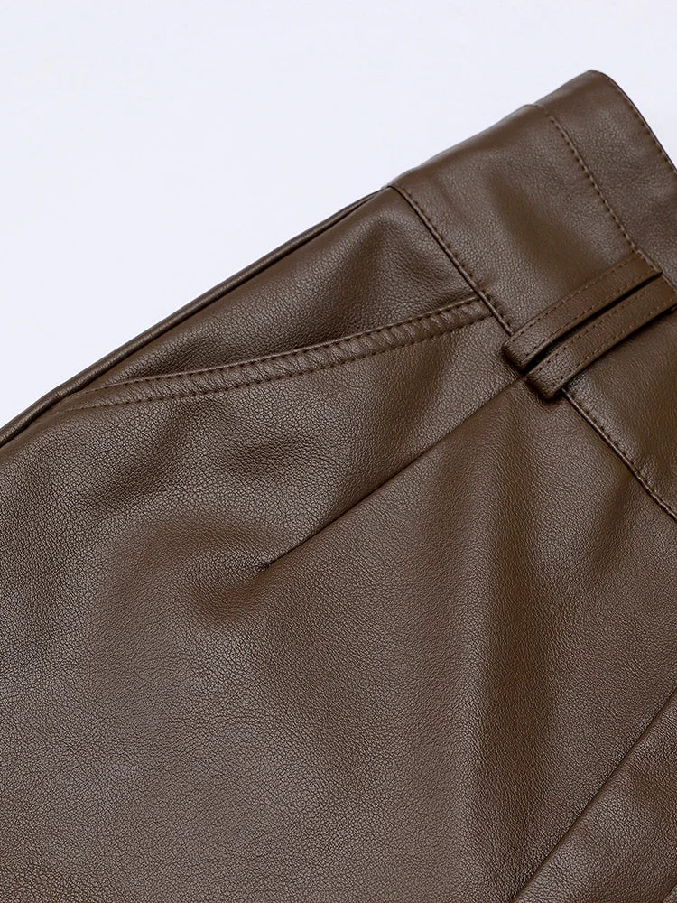 "Ginevra" Vegan Leather Pants