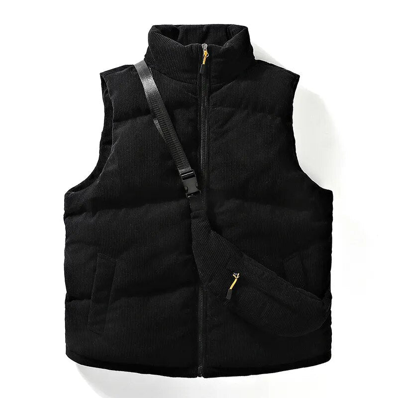 Urban Warrior Corduroy Vest by Cristian Moretti® - Cristian Moretti