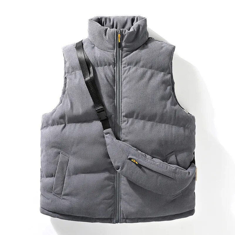Urban Warrior Corduroy Vest by Cristian Moretti® - Cristian Moretti