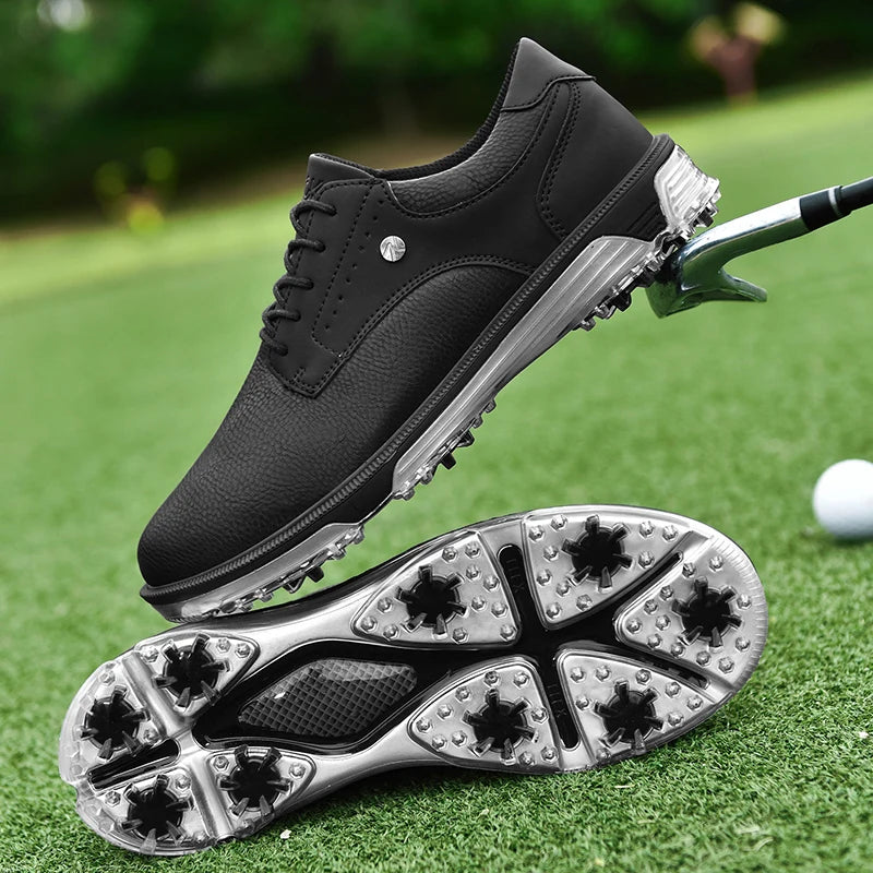 SwingMasterâ„¢ Leather Golf Shoes
