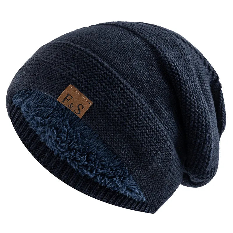Fur Lined Beanie by Cristian MorettiĀ® - Cristian Moretti