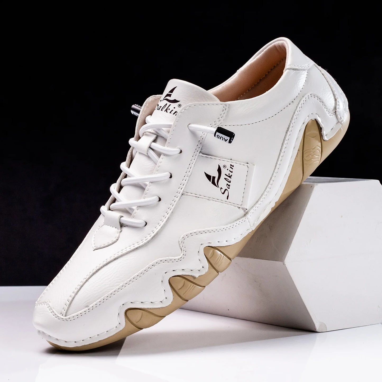 The Salkin™ Retro Genuine Leather Italian Shoes - by Cristian Moretti™