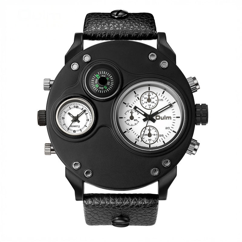 "Titan" Oversized Multi-Dial Watch