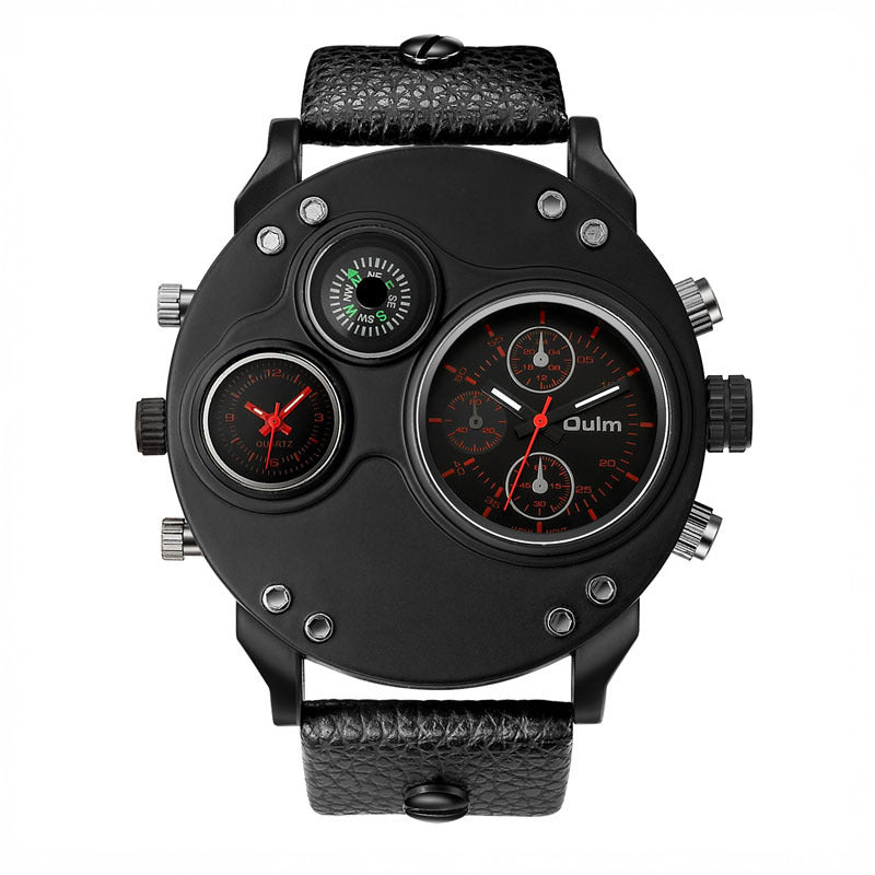 "Titan" Oversized Multi-Dial Watch