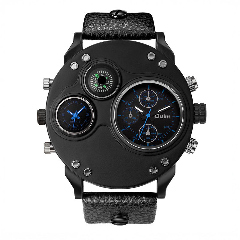 "Titan" Oversized Multi-Dial Watch