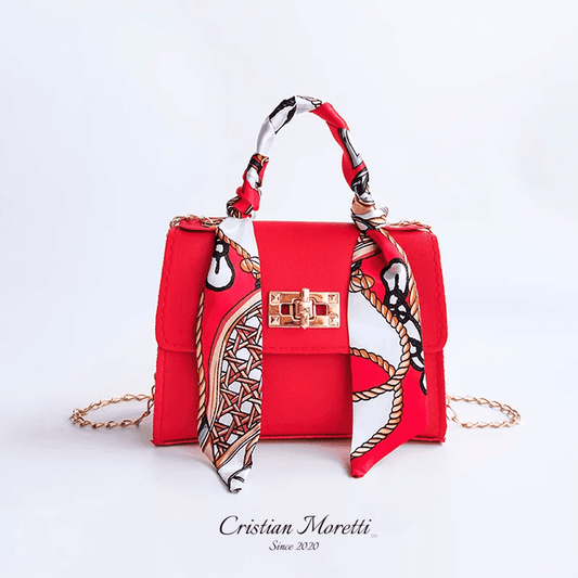 Silk Scarf Handbag by Cristian Moretti® - Cristian Moretti