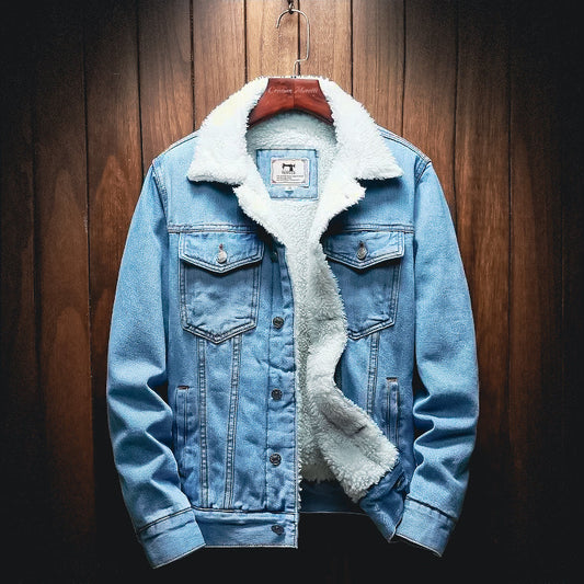 Premium Wool Denim Jacket By Cristian Moretti® - Cristian Moretti