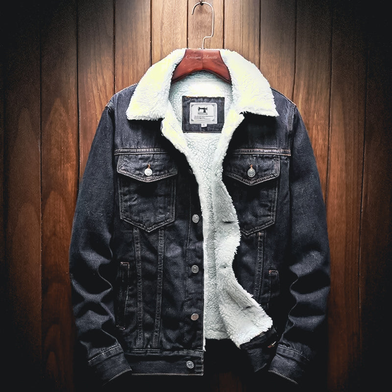 Premium Wool Denim Jacket By Cristian Moretti® - Cristian Moretti