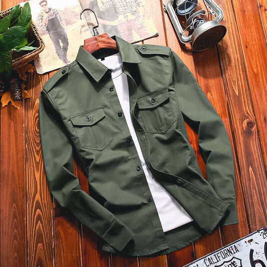 The "Professional" - Cargo Shirt Jacket by Cristian Moretti® - Cristian Moretti