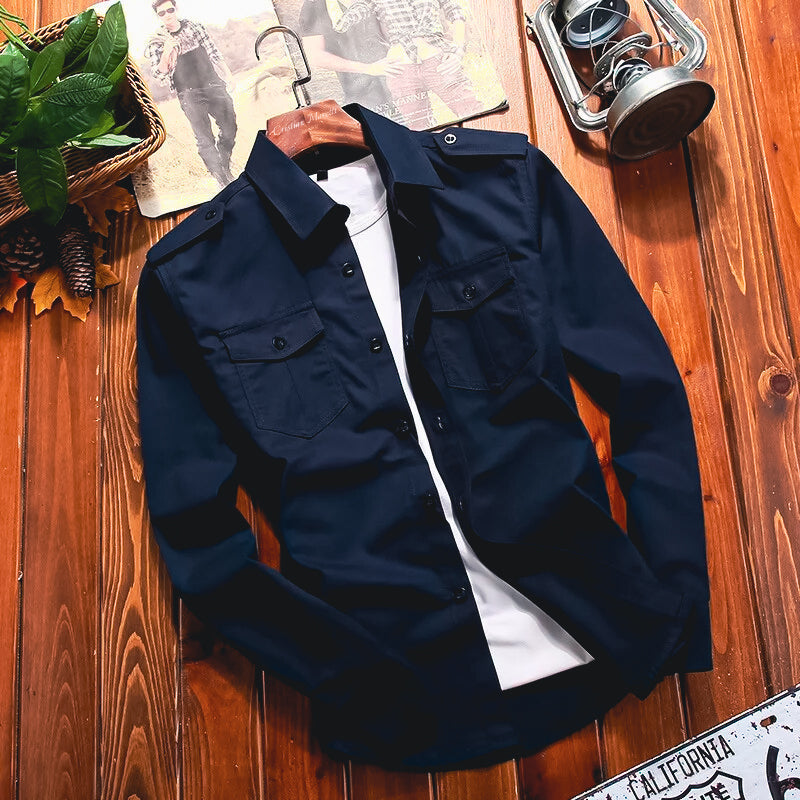 The "Professional" - Cargo Shirt Jacket by Cristian Moretti® - Cristian Moretti