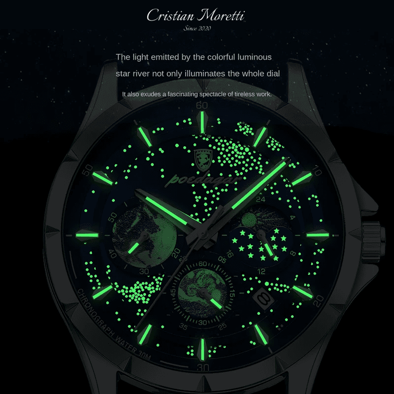 The Poedagar™ Galaxy - Chronograph Watch by Cristian Moretti®