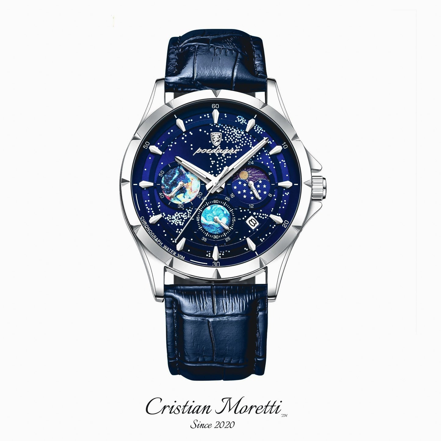 The Poedagar™ Galaxy - Chronograph Watch by Cristian Moretti®