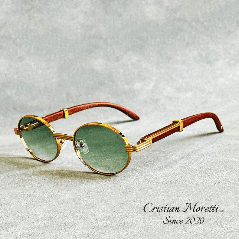 "Enzo" - Premium Oval Sunglasses by Cristian MorettiĀ®
