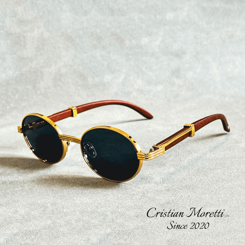 "Enzo" - Premium Oval Sunglasses by Cristian Moretti®