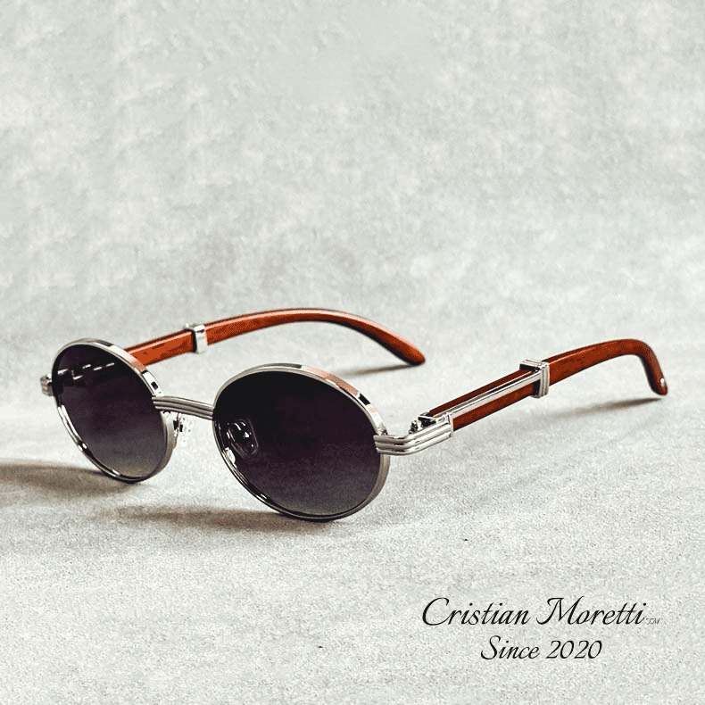 "Enzo" - Premium Oval Sunglasses by Cristian MorettiĀ®
